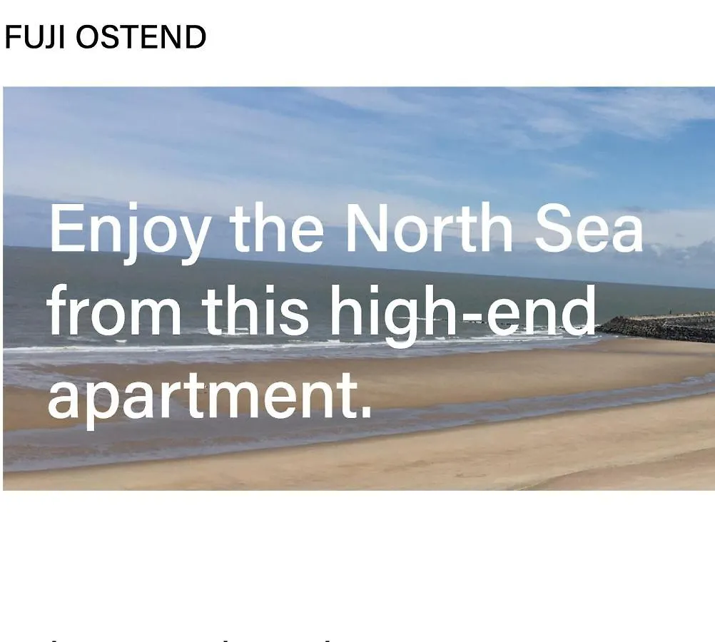 Geniet Van De Zee Met Dit Top-Appartement Fuji Ostende Apartmán