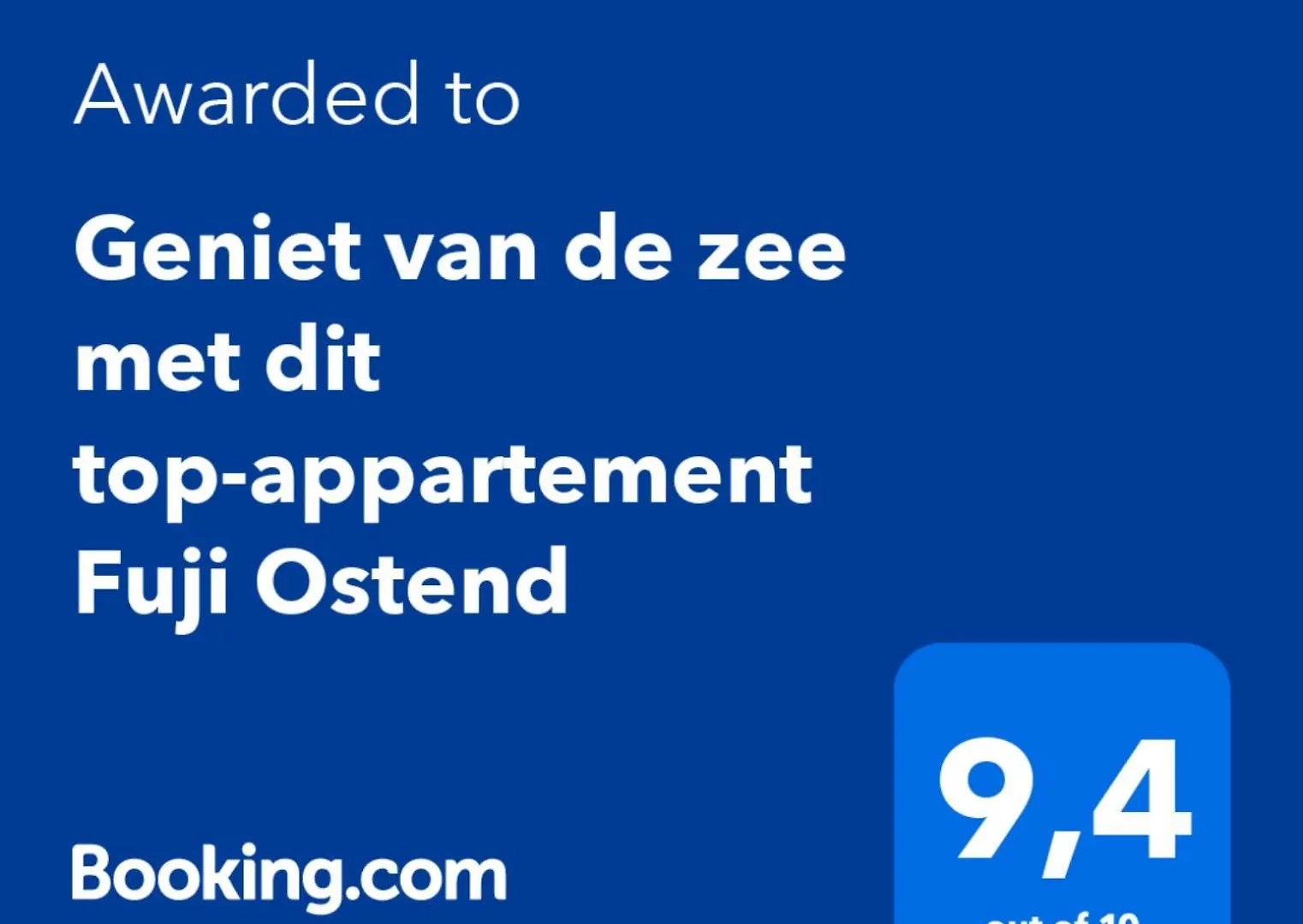 Apartmán Geniet Van De Zee Met Dit Top-Appartement Fuji Ostende